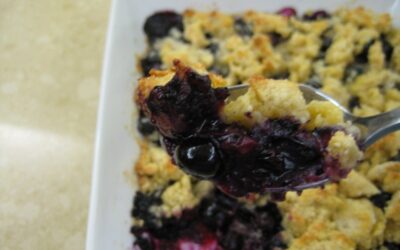 Einkorn Blueberry Crumble